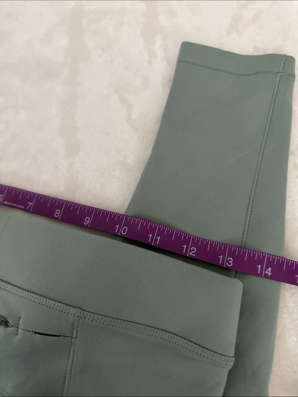 Nike Pro Therma Fit Sage Green with Side Mesh Panels - Picture 6 of 7